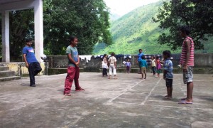 While on the Highland