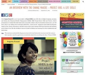 An interview with the Change Makers – Project KHEL & Life Skills