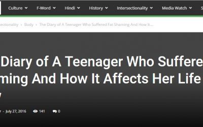 The Diary of A Teenager Who Suffered Fat Shaming